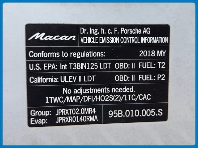 2018 Porsche Macan Base