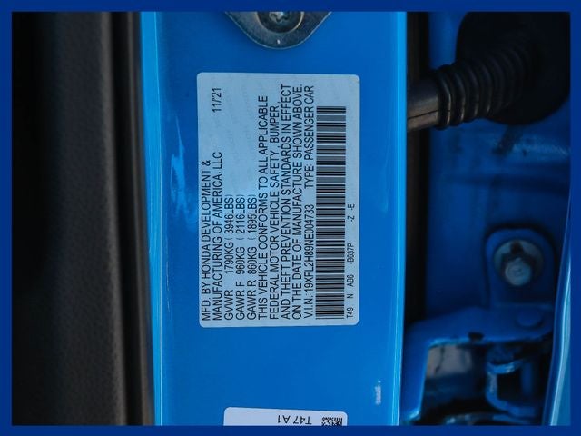 2022 Honda Civic Sport