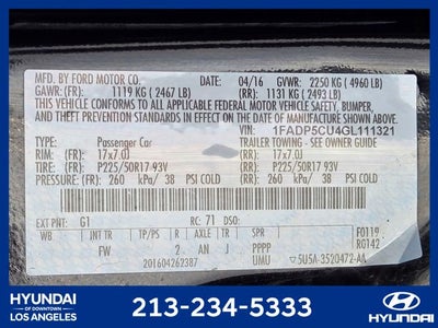 2016 Ford C-Max Energi SEL