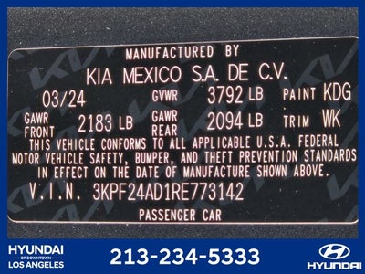 2024 Kia Forte LXS