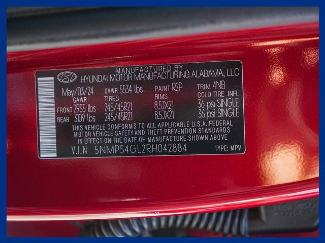 2024 Hyundai Santa Fe Calligraphy