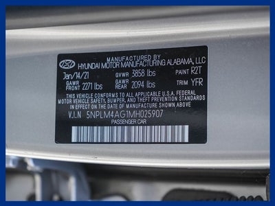 2021 Hyundai Elantra SEL