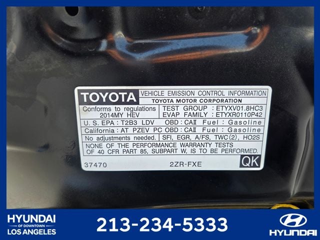 2014 Toyota Prius Two