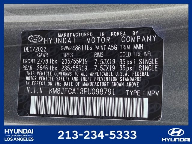 2023 Hyundai Tucson Hybrid SEL Convenience