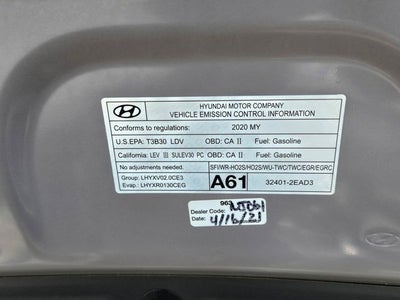 2020 Hyundai Elantra Value Edition