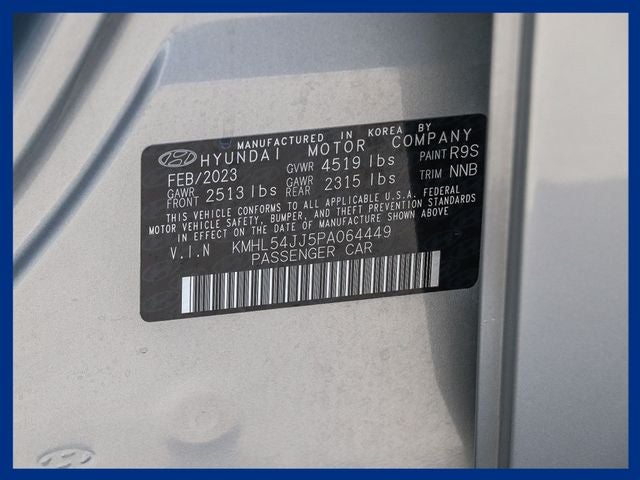 2023 Hyundai Sonata Hybrid Limited