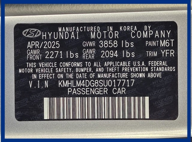 2025 Hyundai Elantra SEL Sport