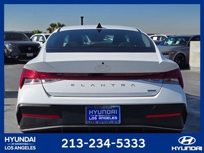 2025 Hyundai Elantra Hybrid Blue