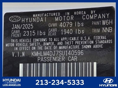 2025 Hyundai Elantra Hybrid Blue