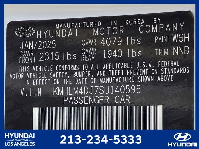 2025 Hyundai Elantra Hybrid Blue