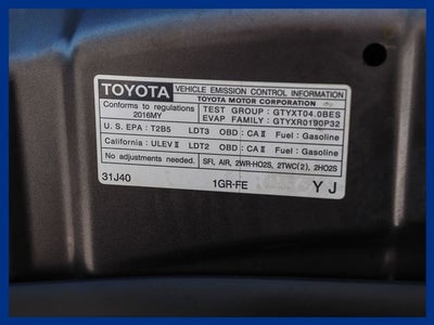 2016 Toyota 4Runner SR5