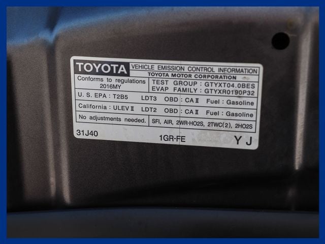 2016 Toyota 4Runner SR5