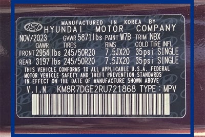 2024 Hyundai Palisade Calligraphy