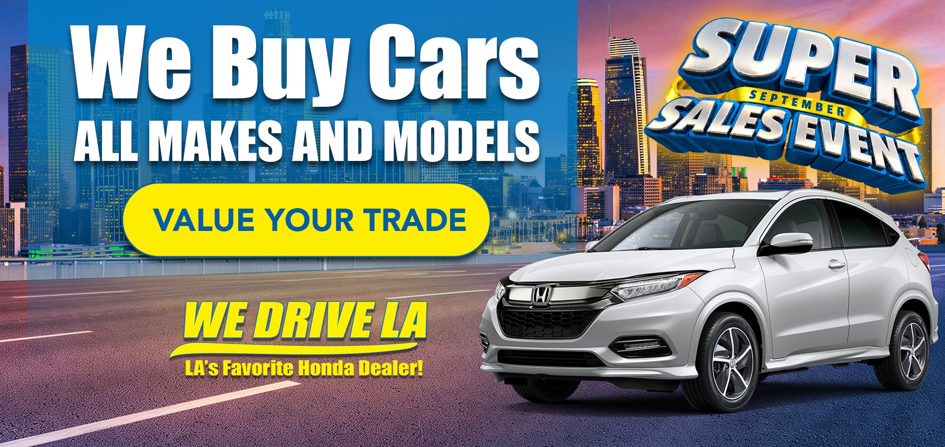 We Buy Cars at Honda DTLA