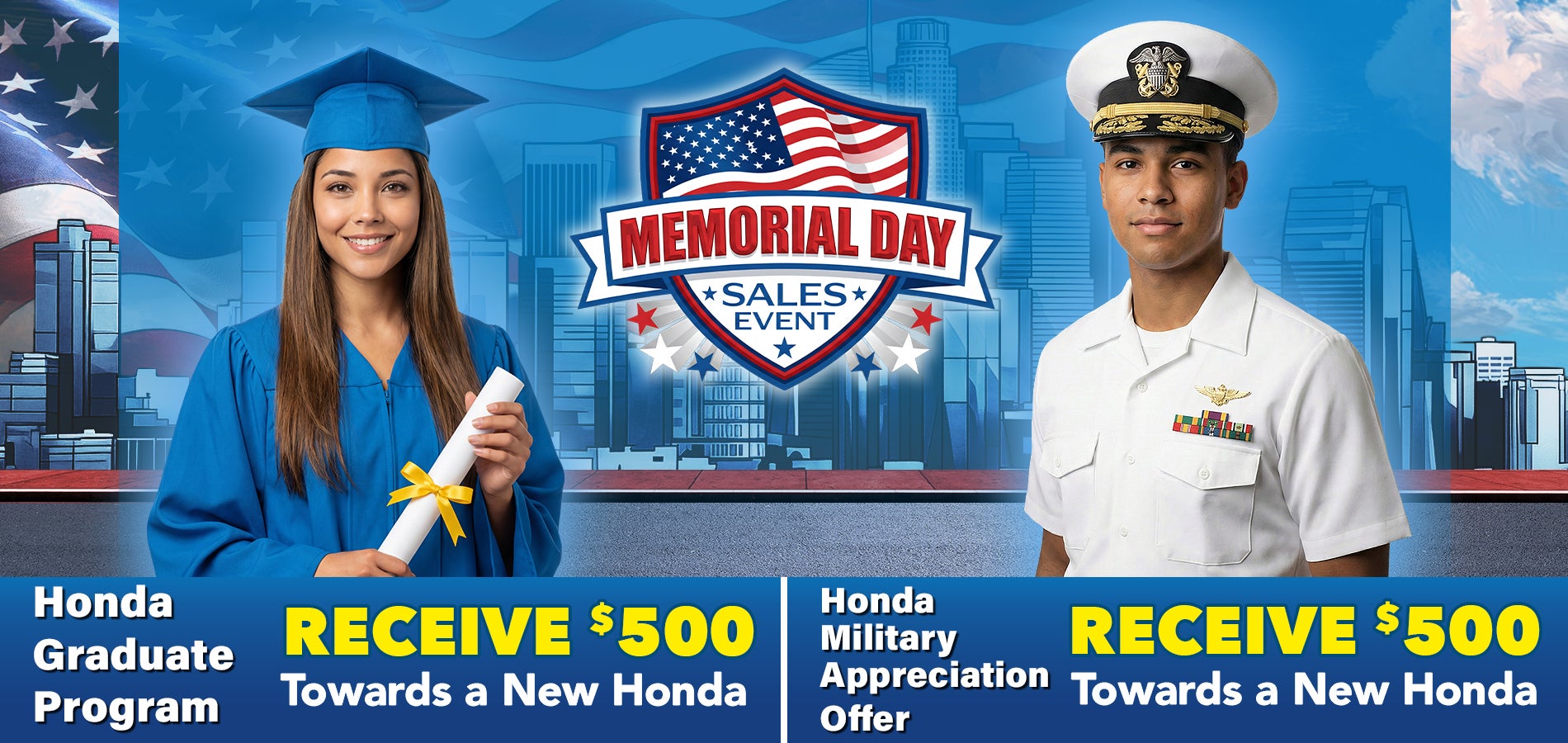 Honda Gradúate Program and Military Appreciation 