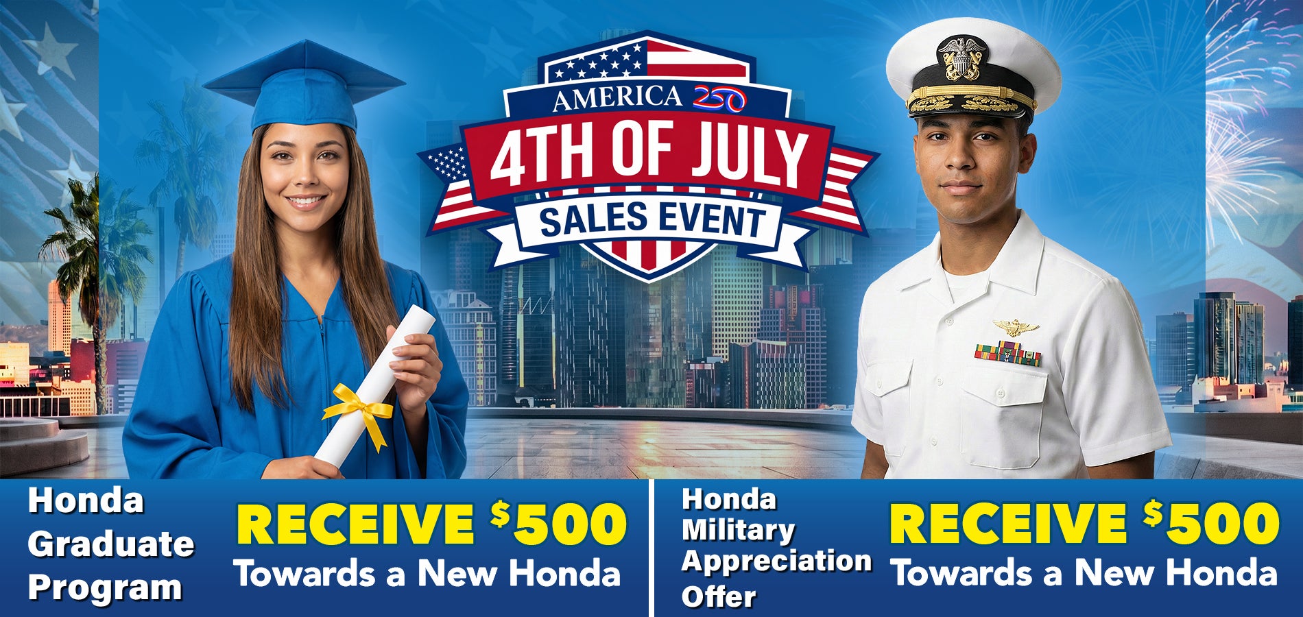 Honda Gradúate Program and Military Appreciation 