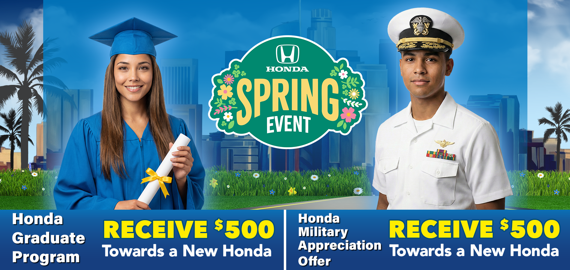 Honda Gradúate Program and Military Appreciation 