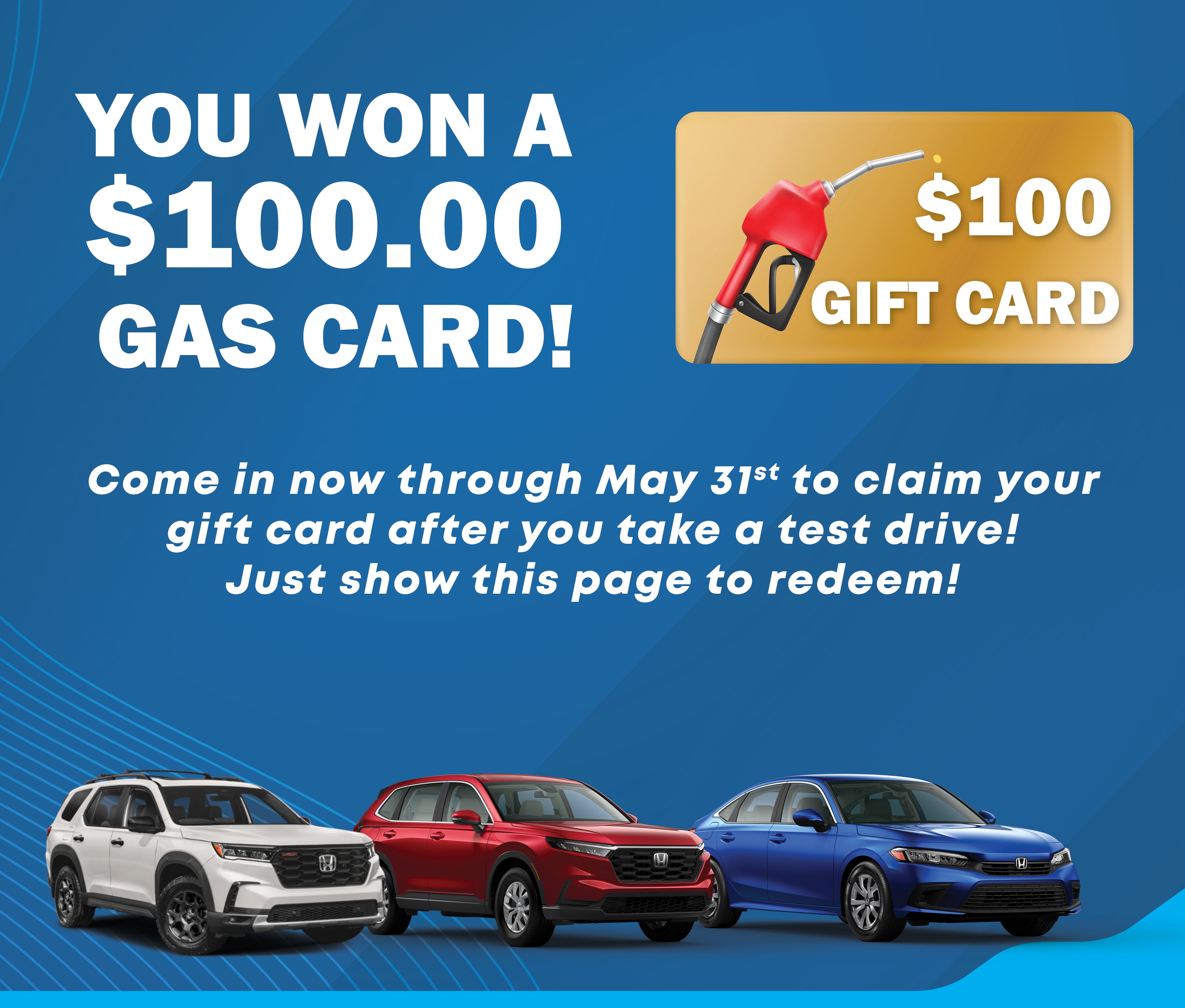 Gas Card - Honda DTLA