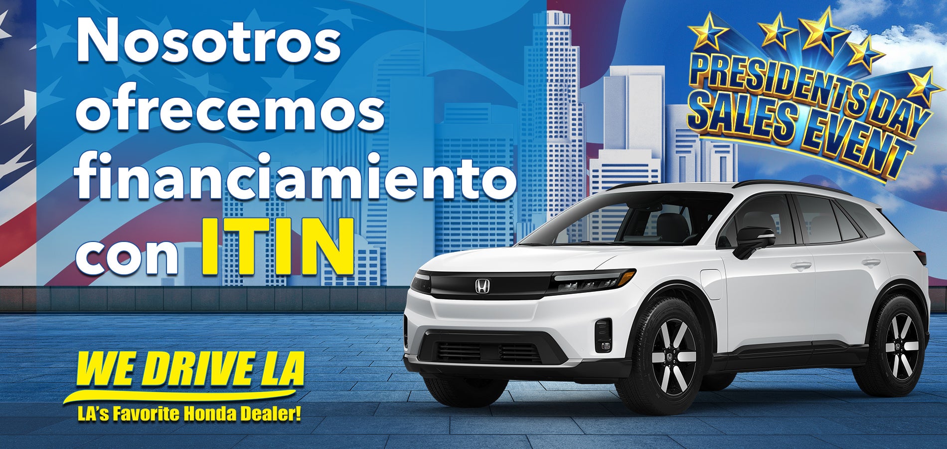 We Finance ITINs at Honda DTLA