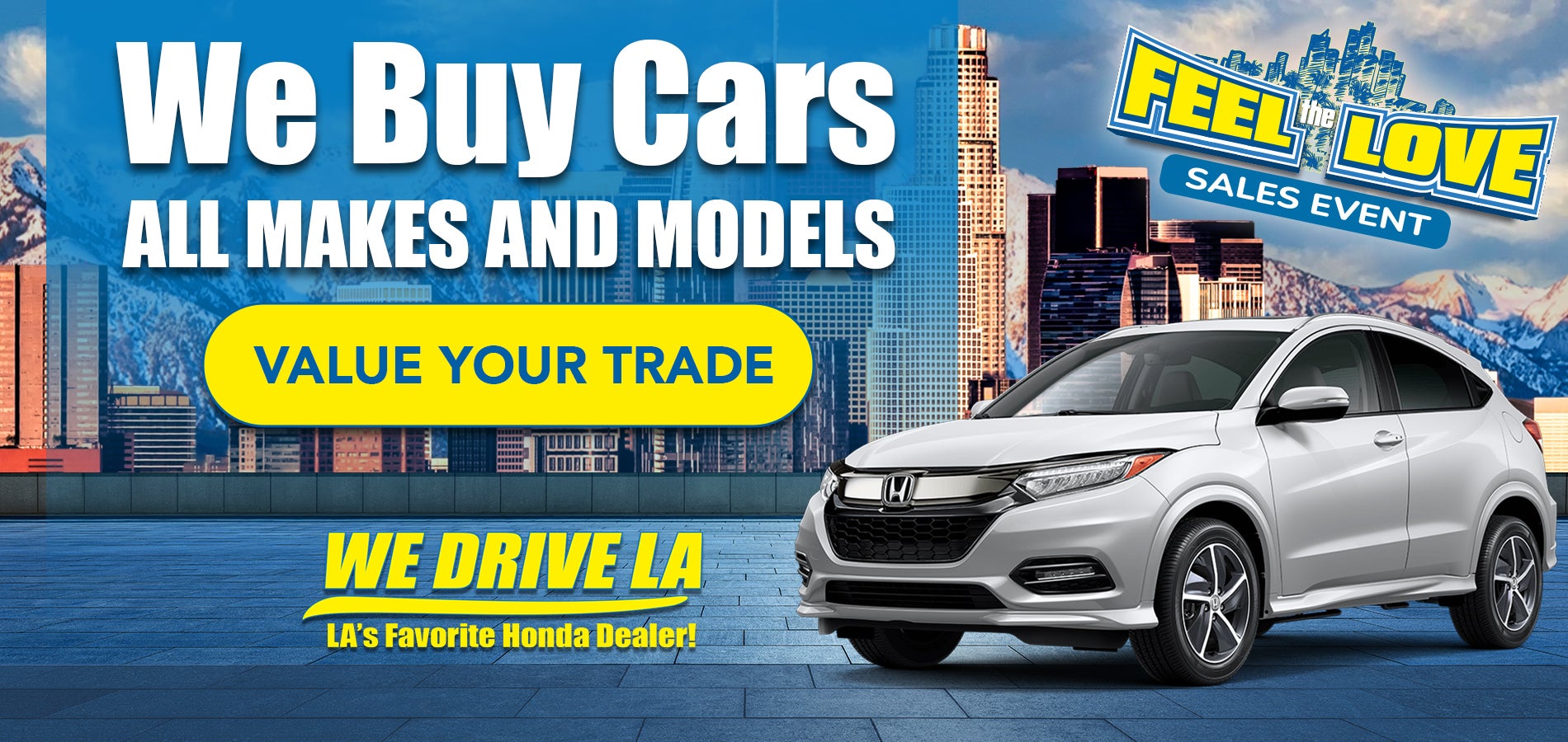 We Buy Cars at Honda DTLA!
