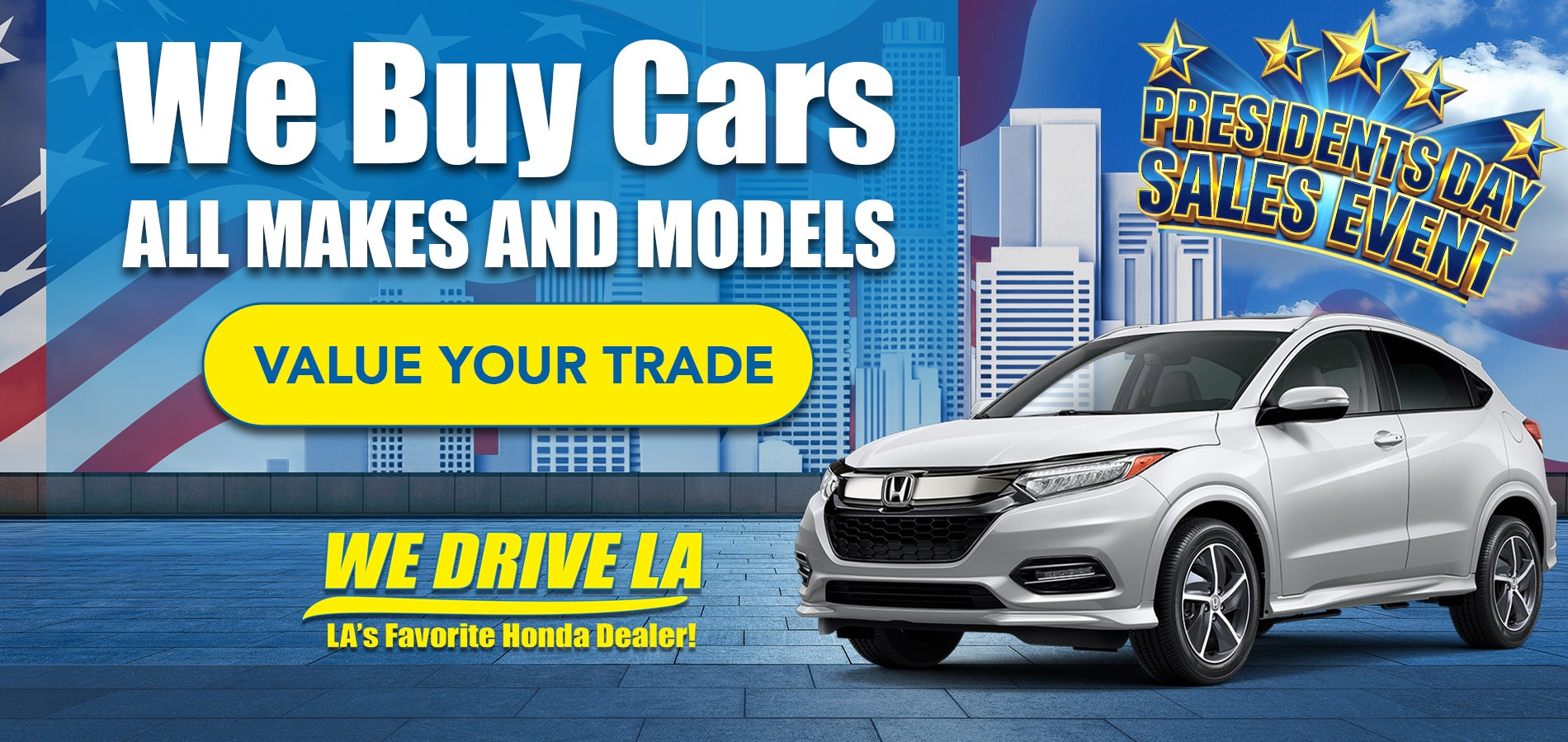 We Buy Cars at Honda DTLA!