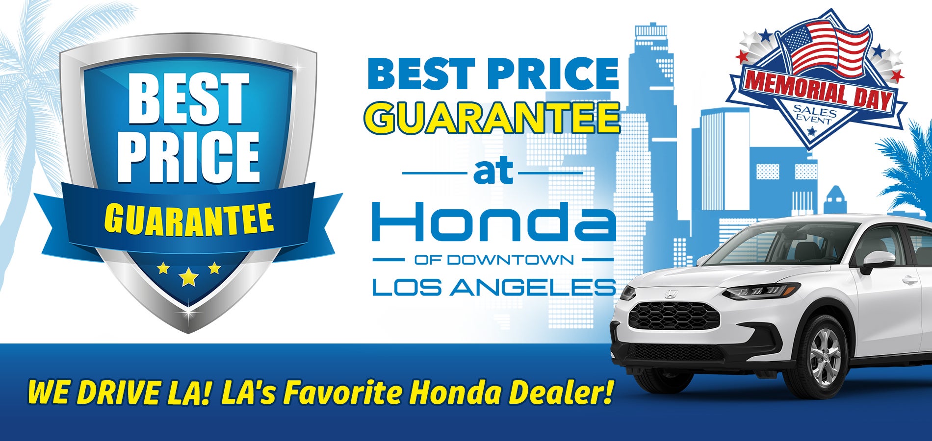 Best Price Guarantee at Honda DTLA!